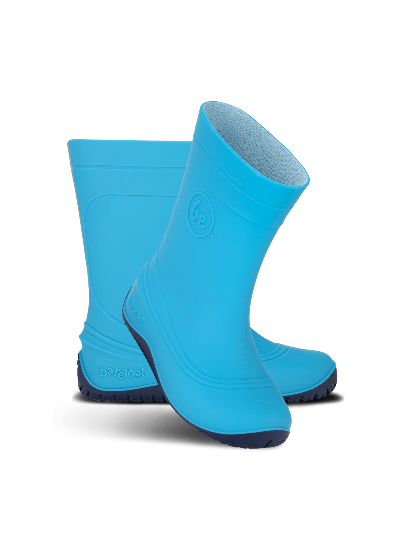 Kids Barefoot Rain Boots Be Lenka Pudds - Aqua Blue - Barefoot Shoe Store
