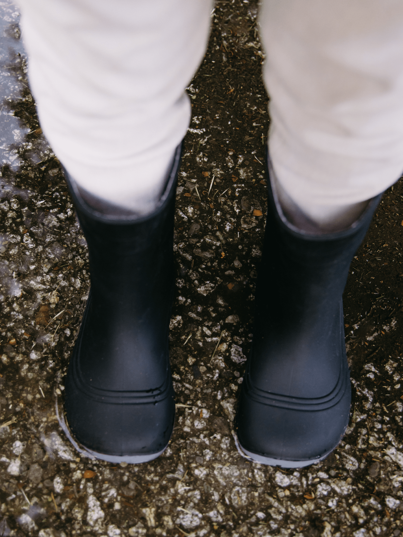 Kids Barefoot Rain Boots Be Lenka Pudds - Black - Barefoot Shoe Store