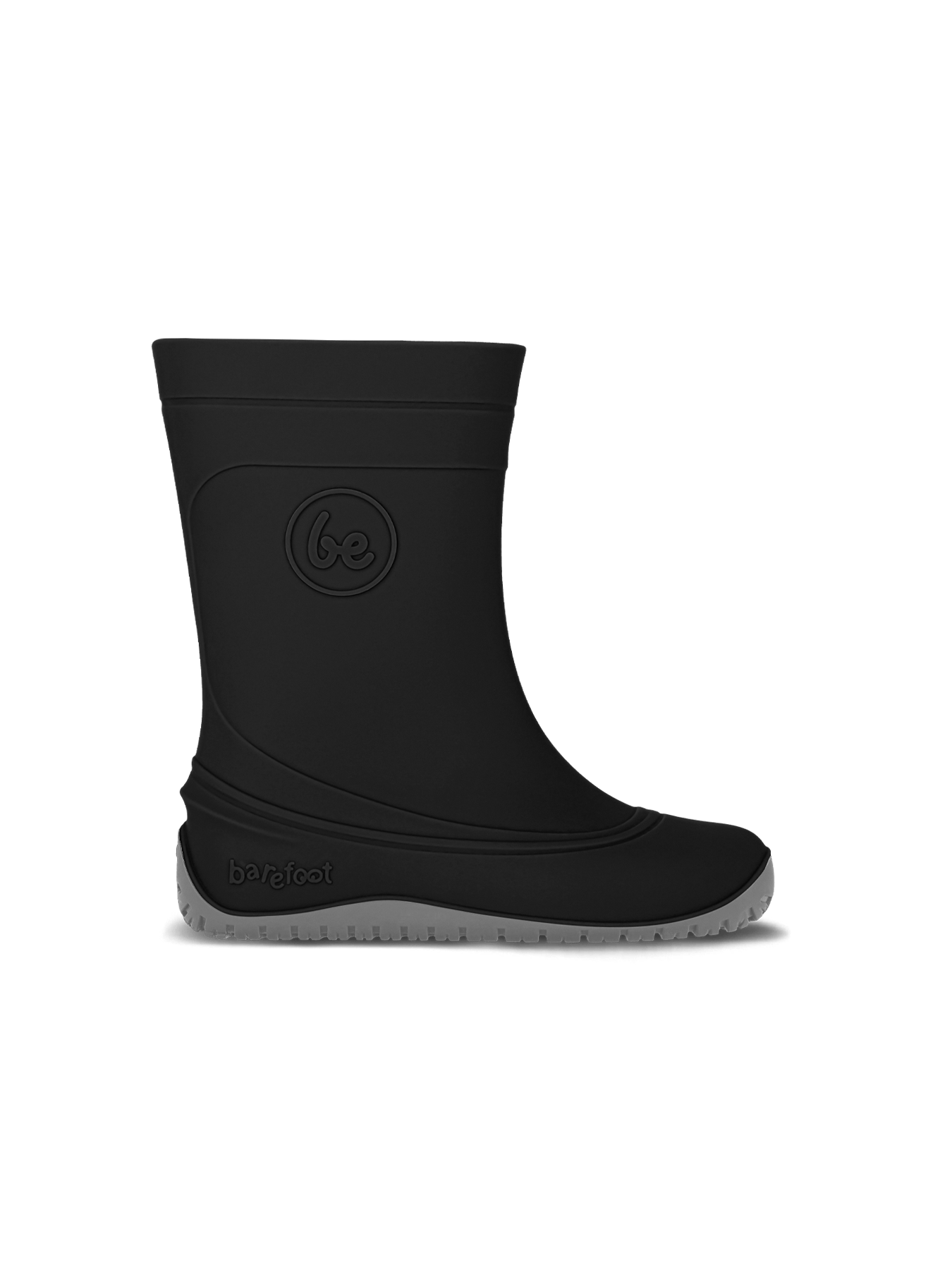 Kids Barefoot Rain Boots Be Lenka Pudds - Black - Barefoot Shoe Store