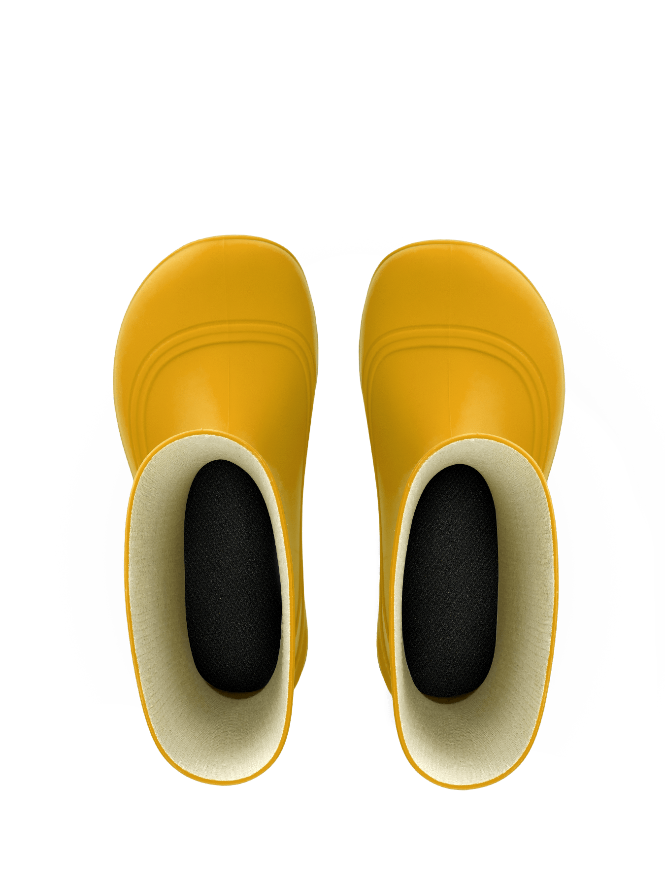 Kids Barefoot Rain Bootss Be Lenka Pudds - Yellow - Barefoot Shoe Store