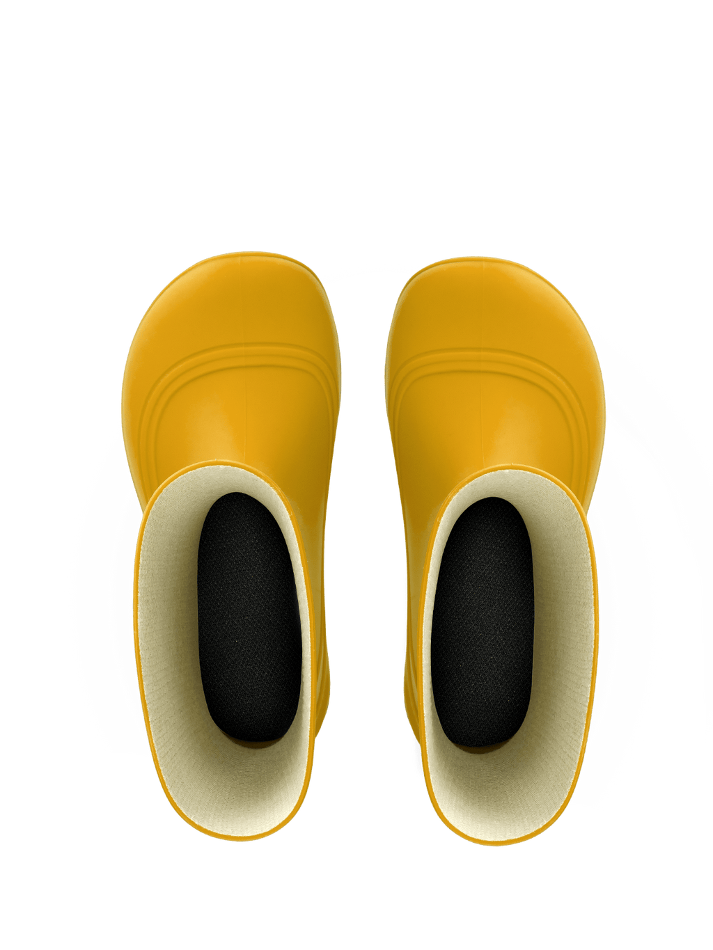 Kids Barefoot Rain Bootss Be Lenka Pudds - Yellow - Barefoot Shoe Store