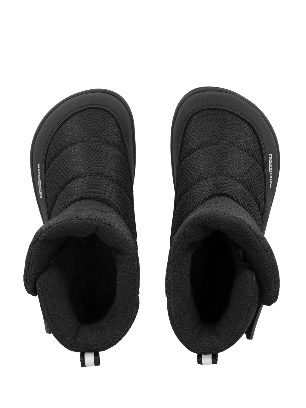 Kid's barefoot snow boots Be Lenka Ailo Kids - All Black - Barefoot Shoe Store