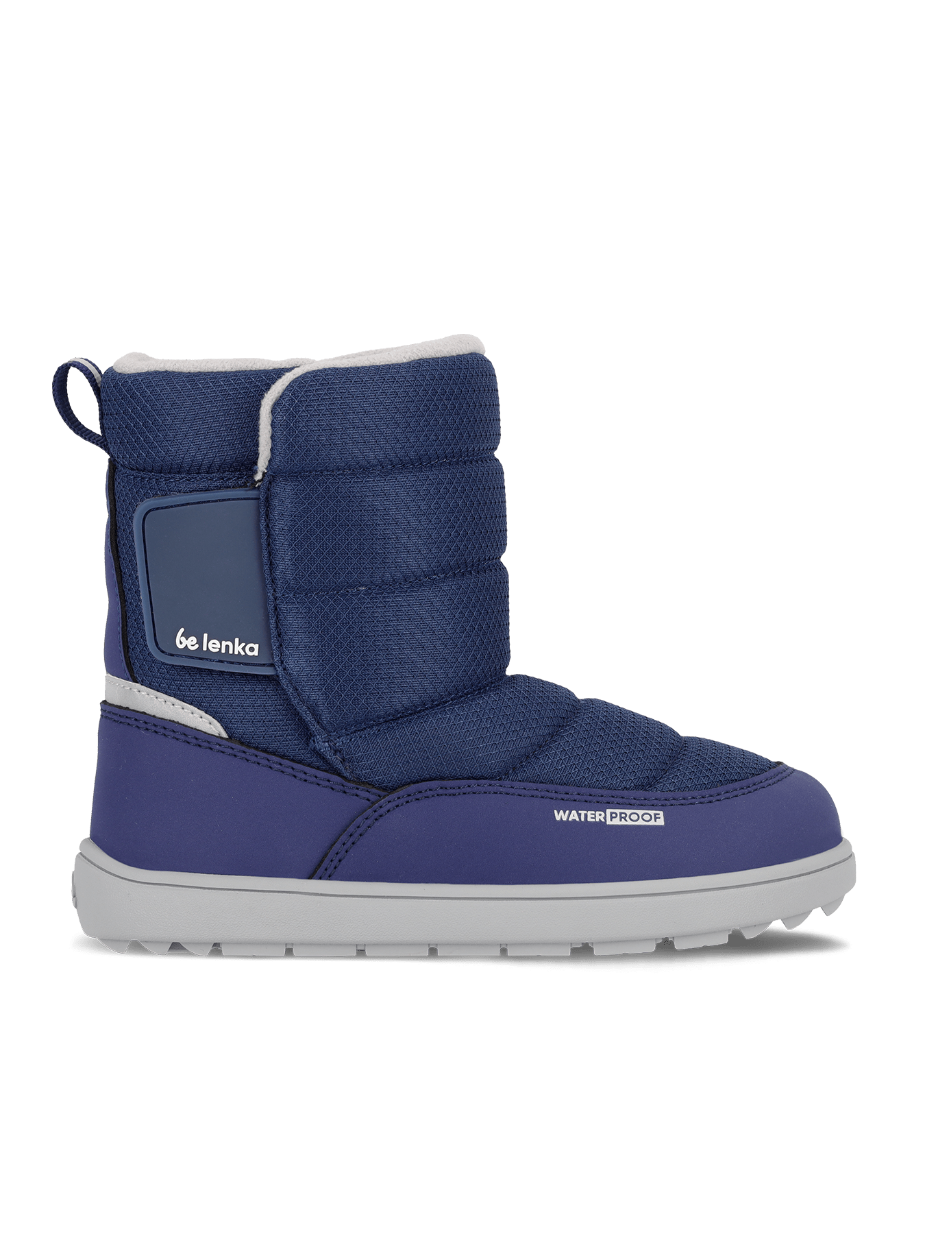 Kid's barefoot snow boots Be Lenka Ailo Kids - Dark Blue - Barefoot Shoe Store