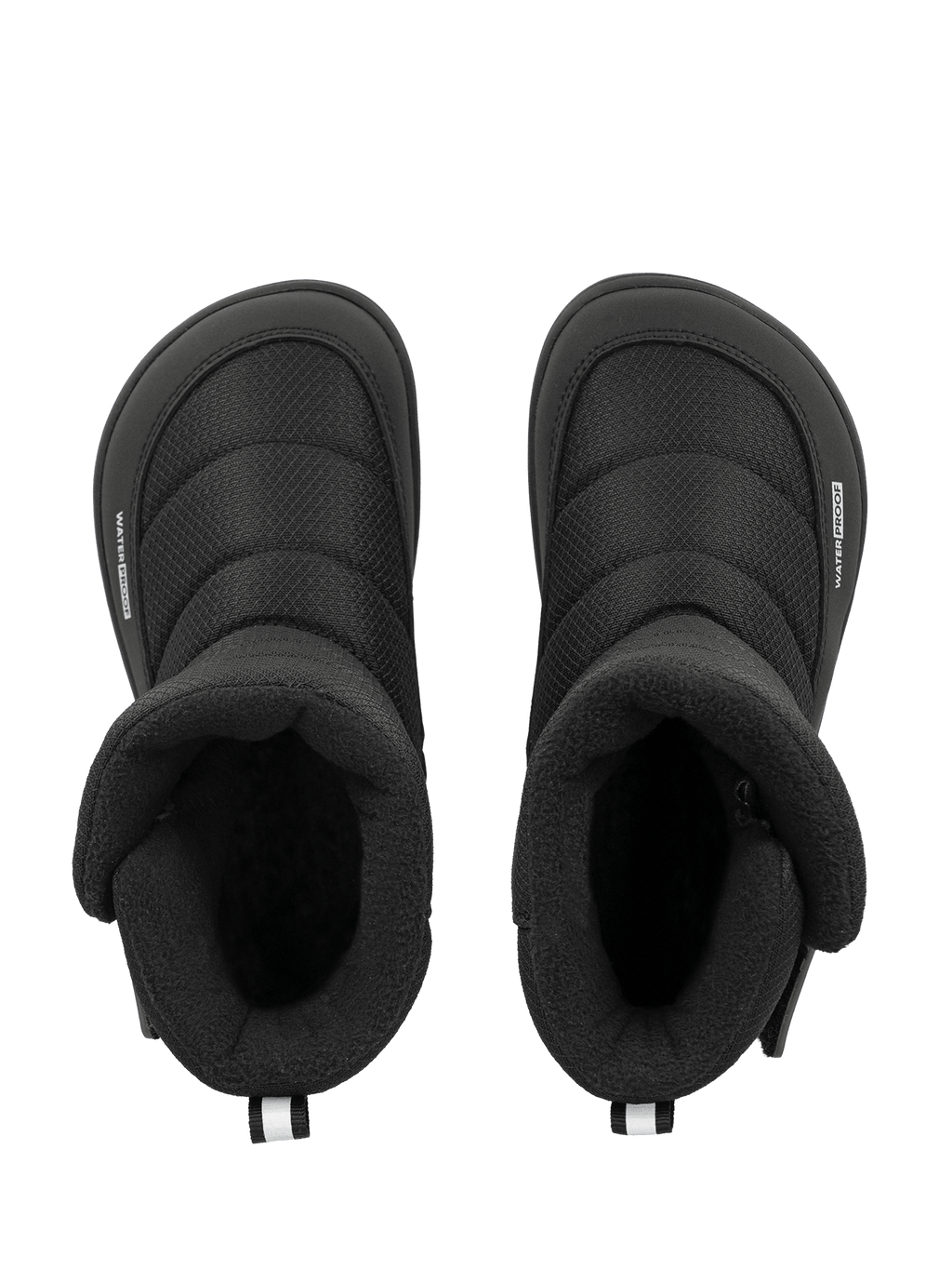 Kid's barefoot snow boots Be Lenka Ailo Preschool - All Black - Barefoot Shoe Store