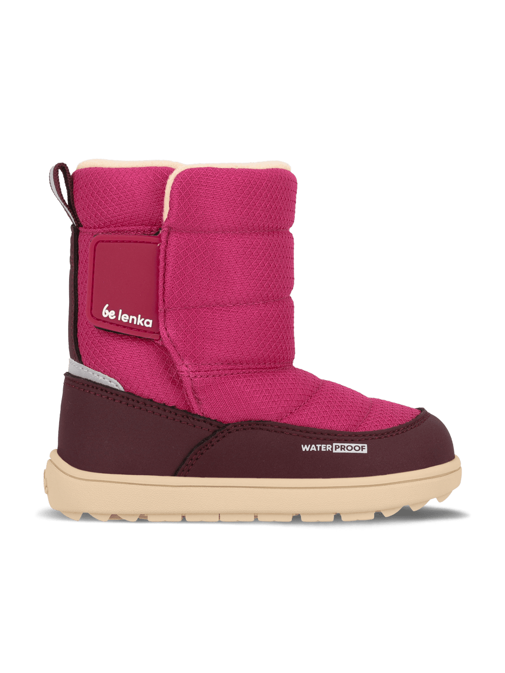 Kid's barefoot snow boots Be Lenka Ailo Preschool - Berry - Barefoot Shoe Store