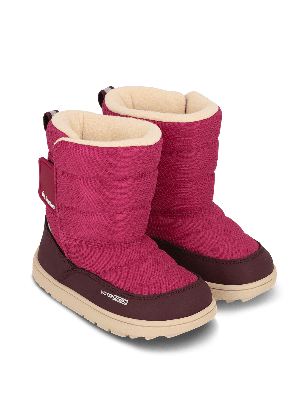 Kid's barefoot snow boots Be Lenka Ailo Preschool - Berry - Barefoot Shoe Store