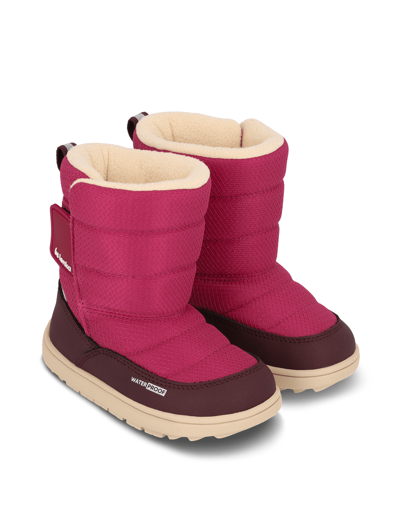 Kid's barefoot snow boots Be Lenka Ailo Preschool - Berry - Barefoot Shoe Store