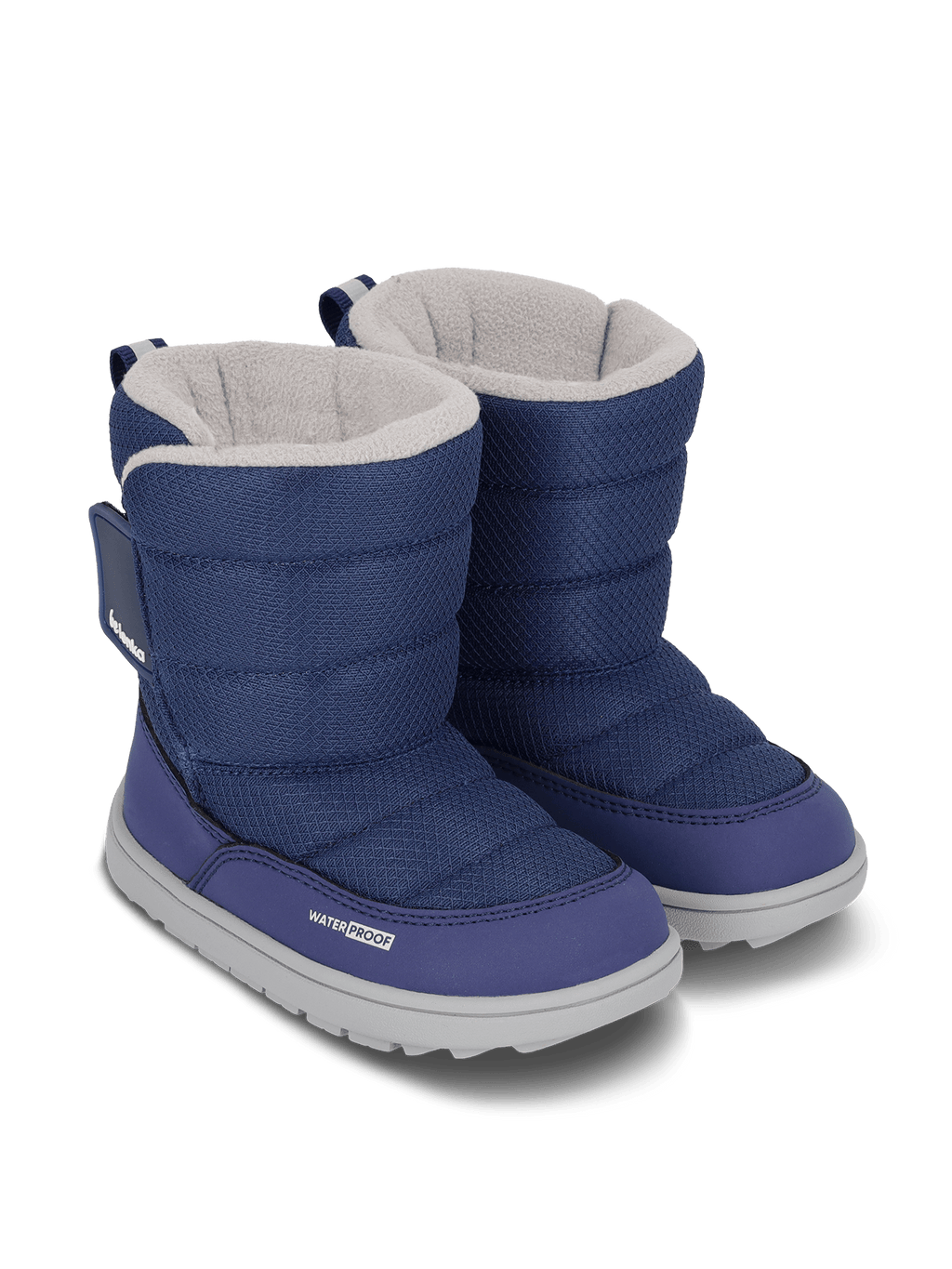 Kid's barefoot snow boots Be Lenka Ailo Preschool - Dark Blue - Barefoot Shoe Store