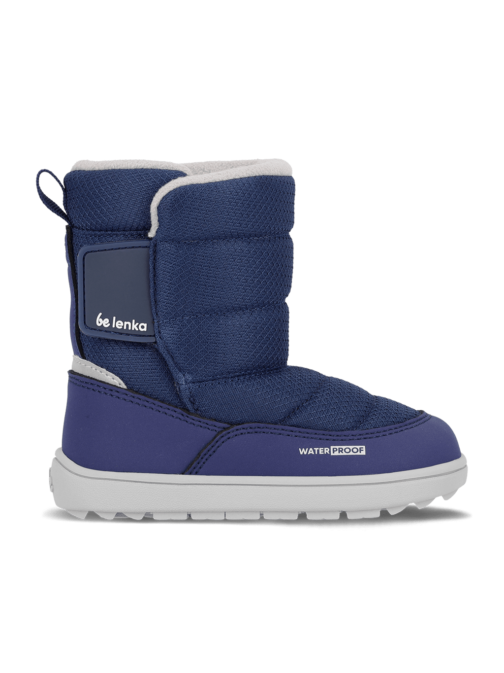 Kid's barefoot snow boots Be Lenka Ailo Preschool - Dark Blue - Barefoot Shoe Store