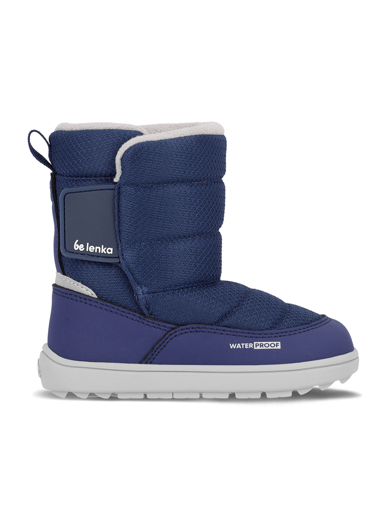 Kid's barefoot snow boots Be Lenka Ailo Preschool - Dark Blue - Barefoot Shoe Store