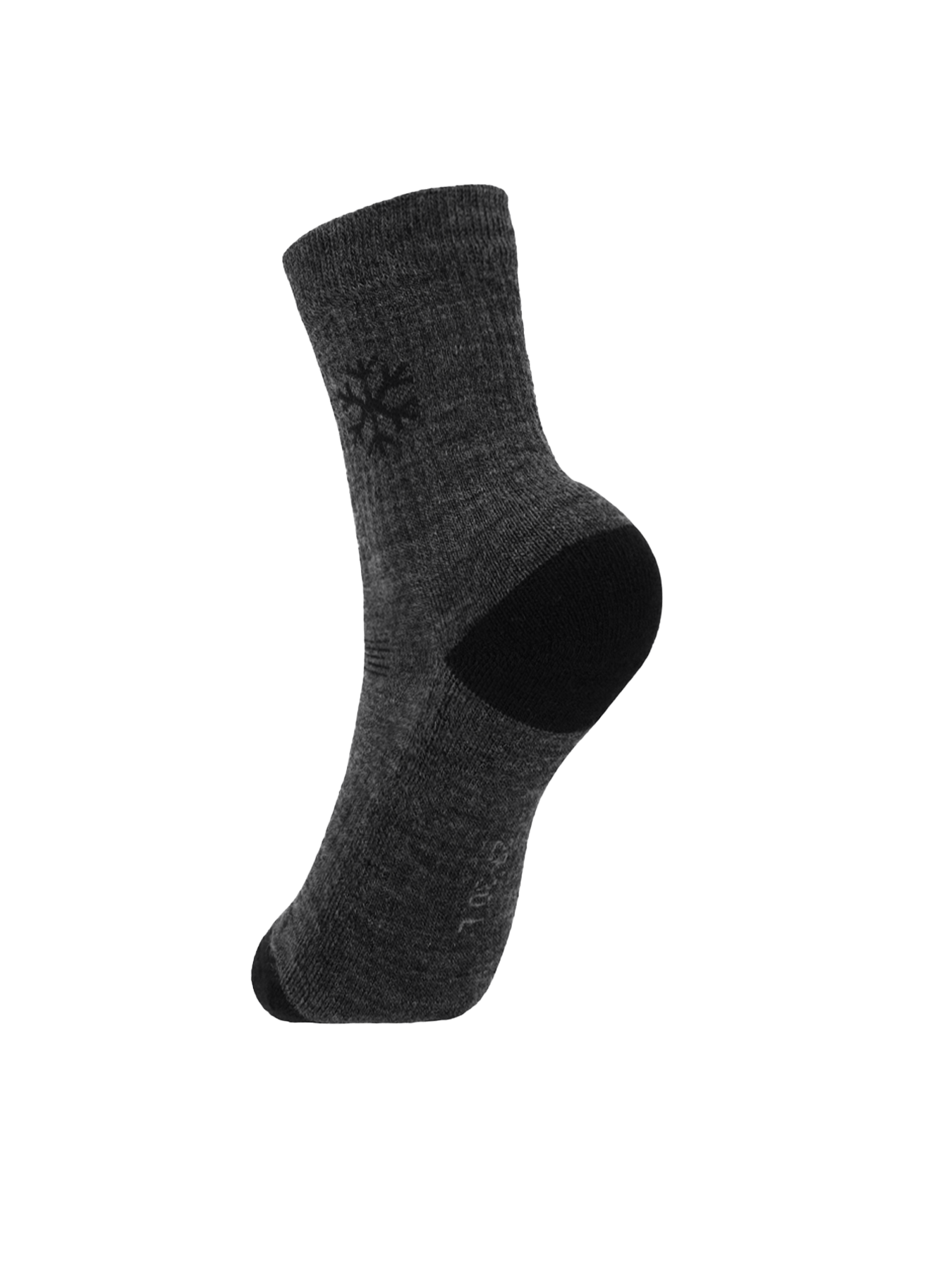 Kids barefoot Socks Be Lenka Kids - Crew - Merino Wool - Grey - 3 pack - Barefoot Shoe Store