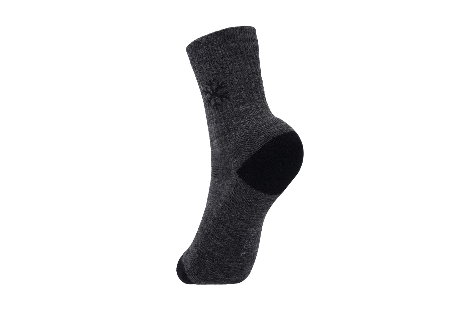 Kids barefoot Socks Be Lenka Kids - Crew - Merino Wool - Grey - 3 pack - Barefoot Shoe Store