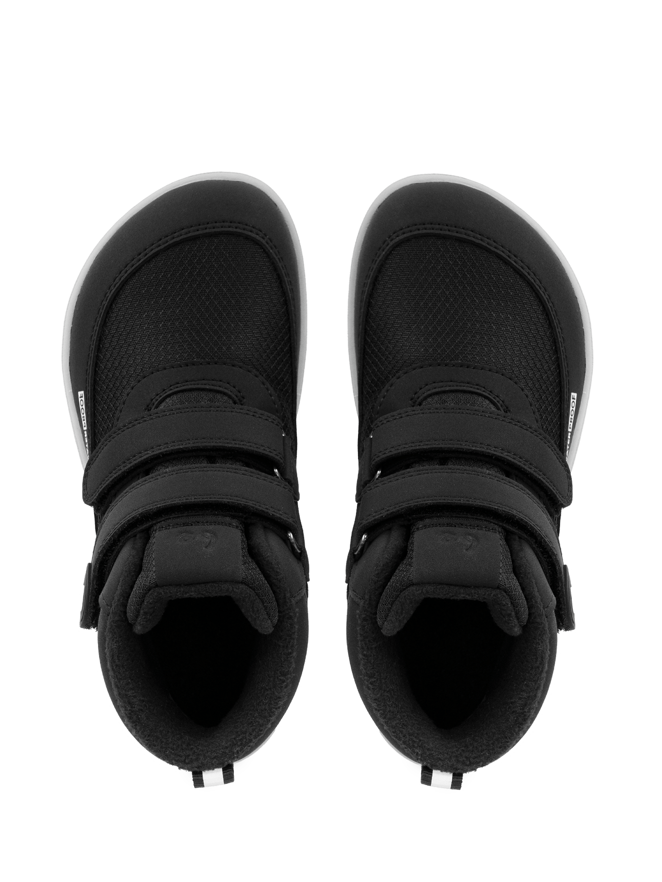 Kids winter barefoot boots Be Lenka Zippu Junior - Black & Grey - Barefoot Shoe Store