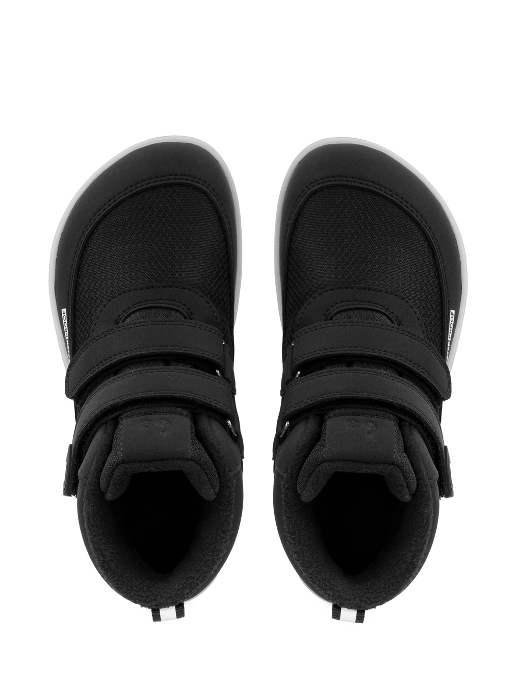 Kids winter barefoot boots Be Lenka Zippu Junior - Black & Grey - Barefoot Shoe Store