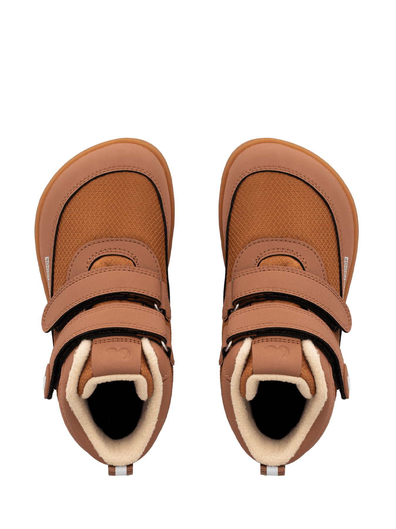 Kids winter barefoot boots Be Lenka Zippu Kids - All Brown - Barefoot Shoe Store