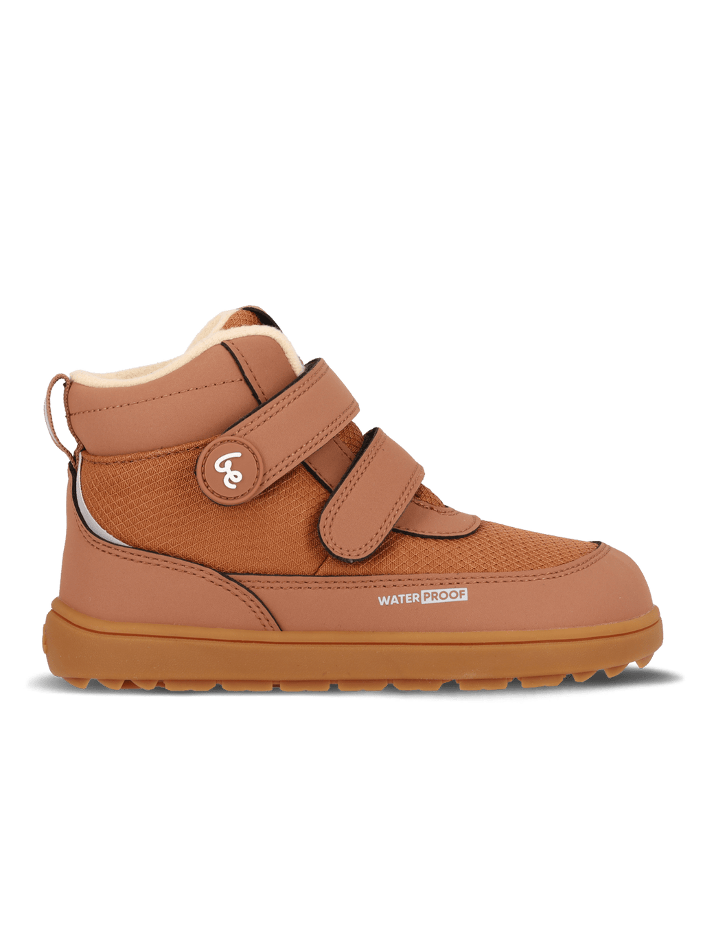 Kids winter barefoot boots Be Lenka Zippu Kids - All Brown - Barefoot Shoe Store