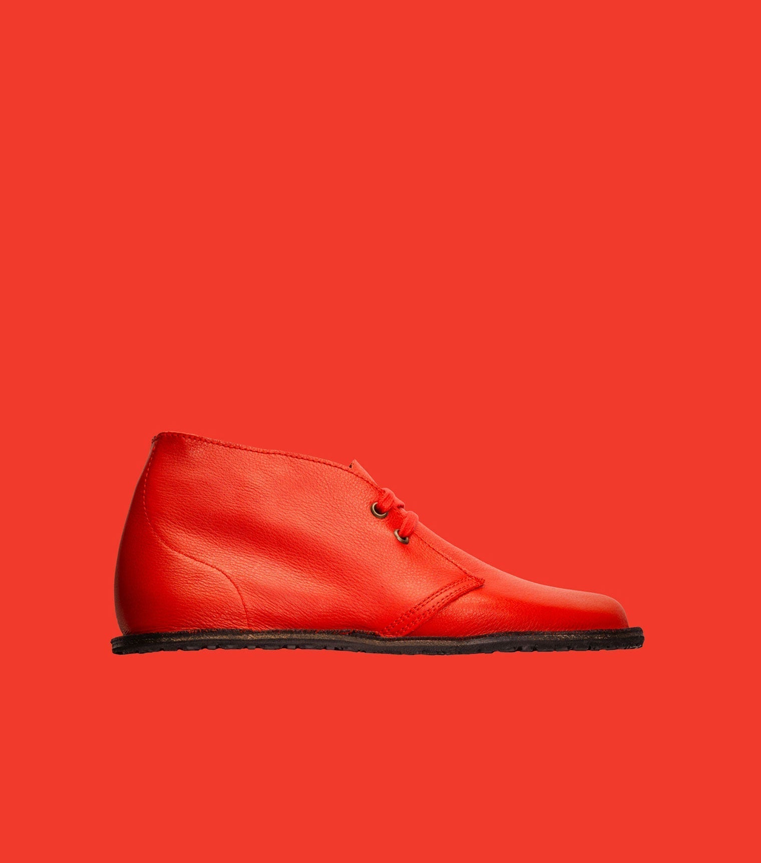 Red Barefoot Desert Boots | Barefoot Pals - Barefoot Shoe Store