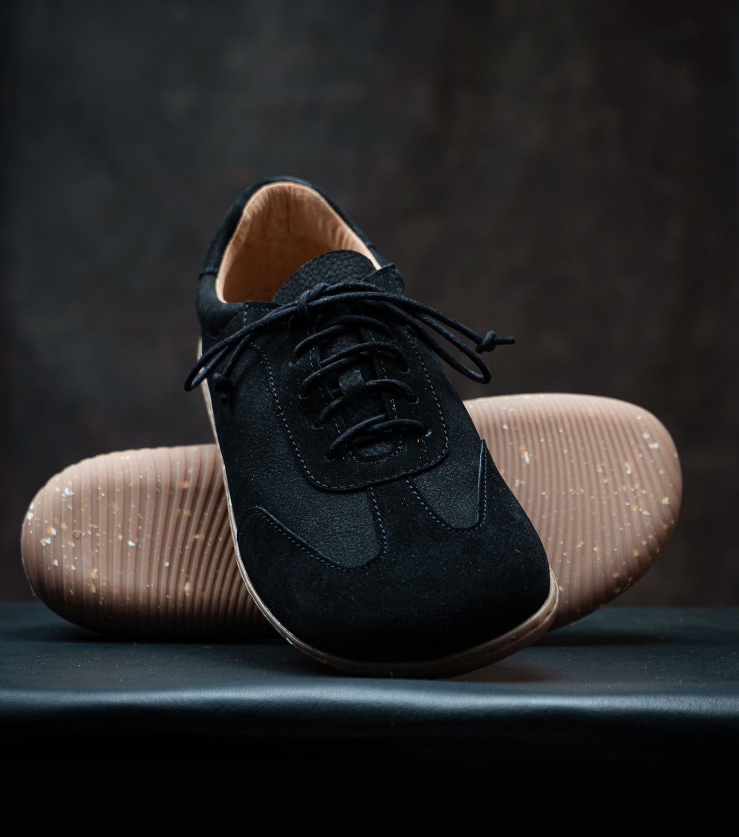 Sneaky Ninjas | Barefoot Retro Trainers Black - Barefoot Shoe Store