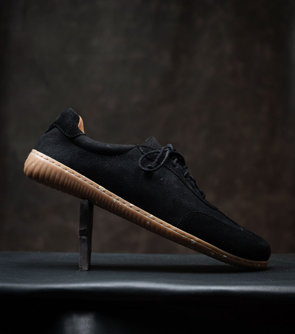 Sneaky Ninjas | Barefoot Retro Trainers Black - Barefoot Shoe Store