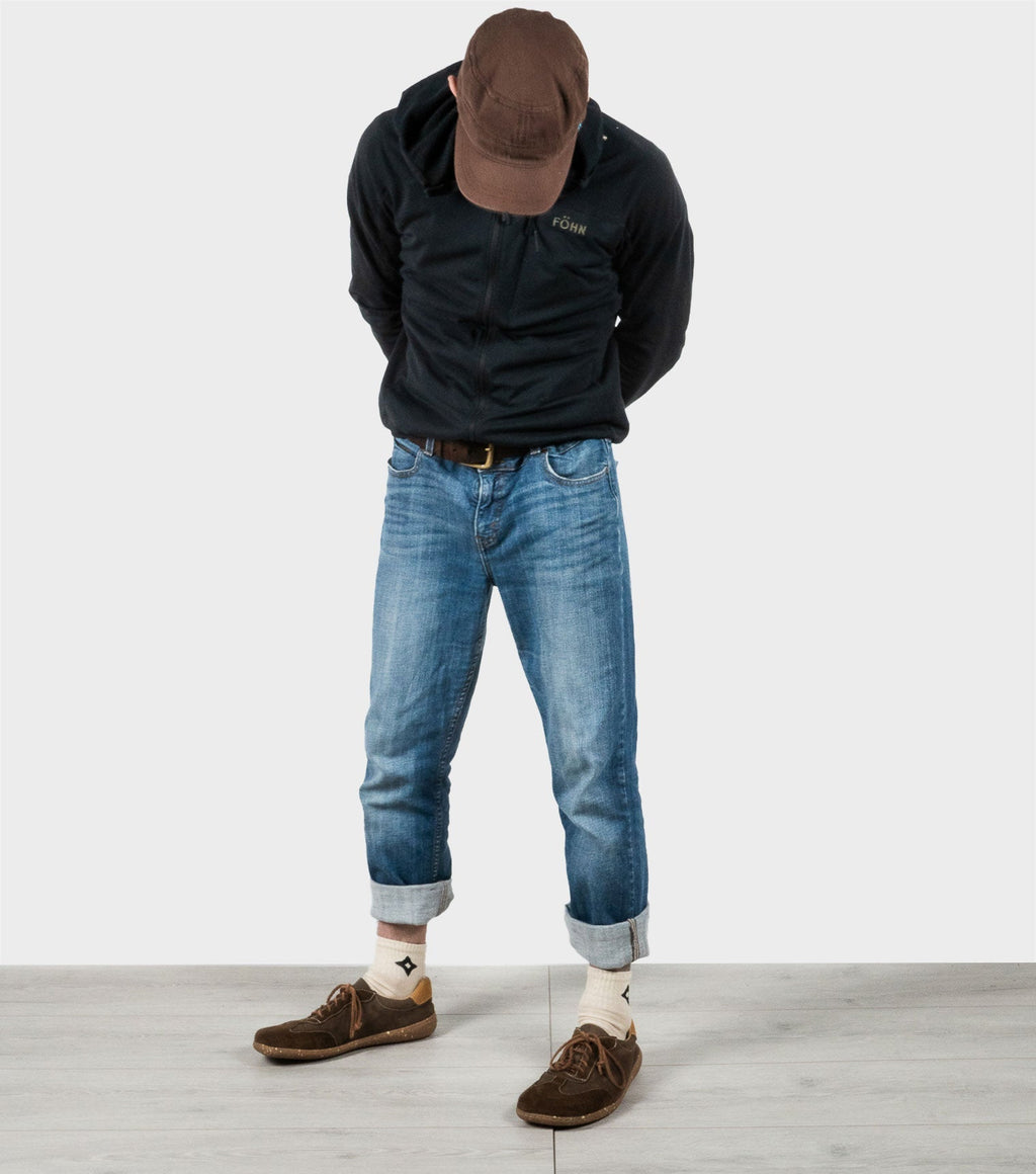 Sneaky Ninjas | Barefoot Retro Trainers Brown - Barefoot Shoe Store