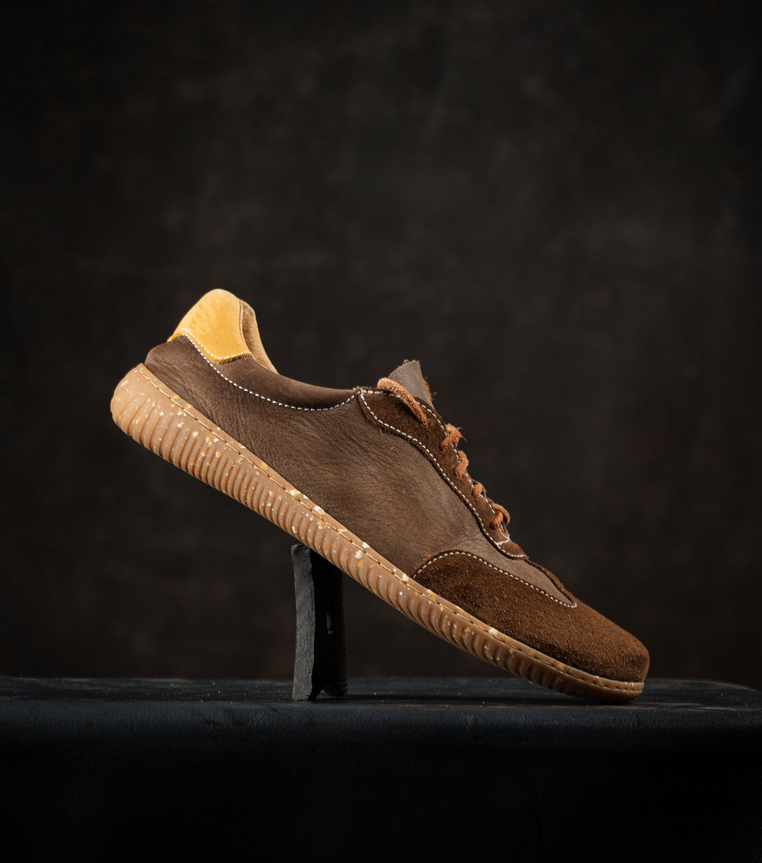 Sneaky Ninjas | Barefoot Retro Trainers Brown - Barefoot Shoe Store
