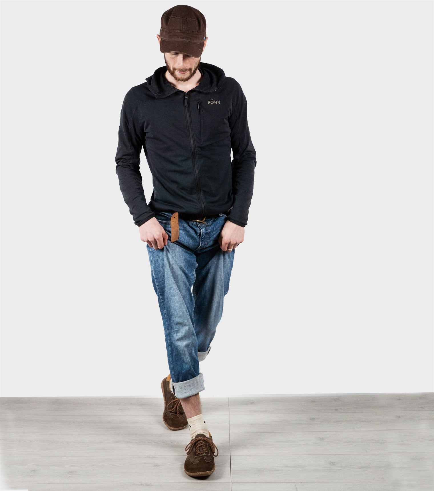 Sneaky Ninjas | Barefoot Retro Trainers Brown - Barefoot Shoe Store