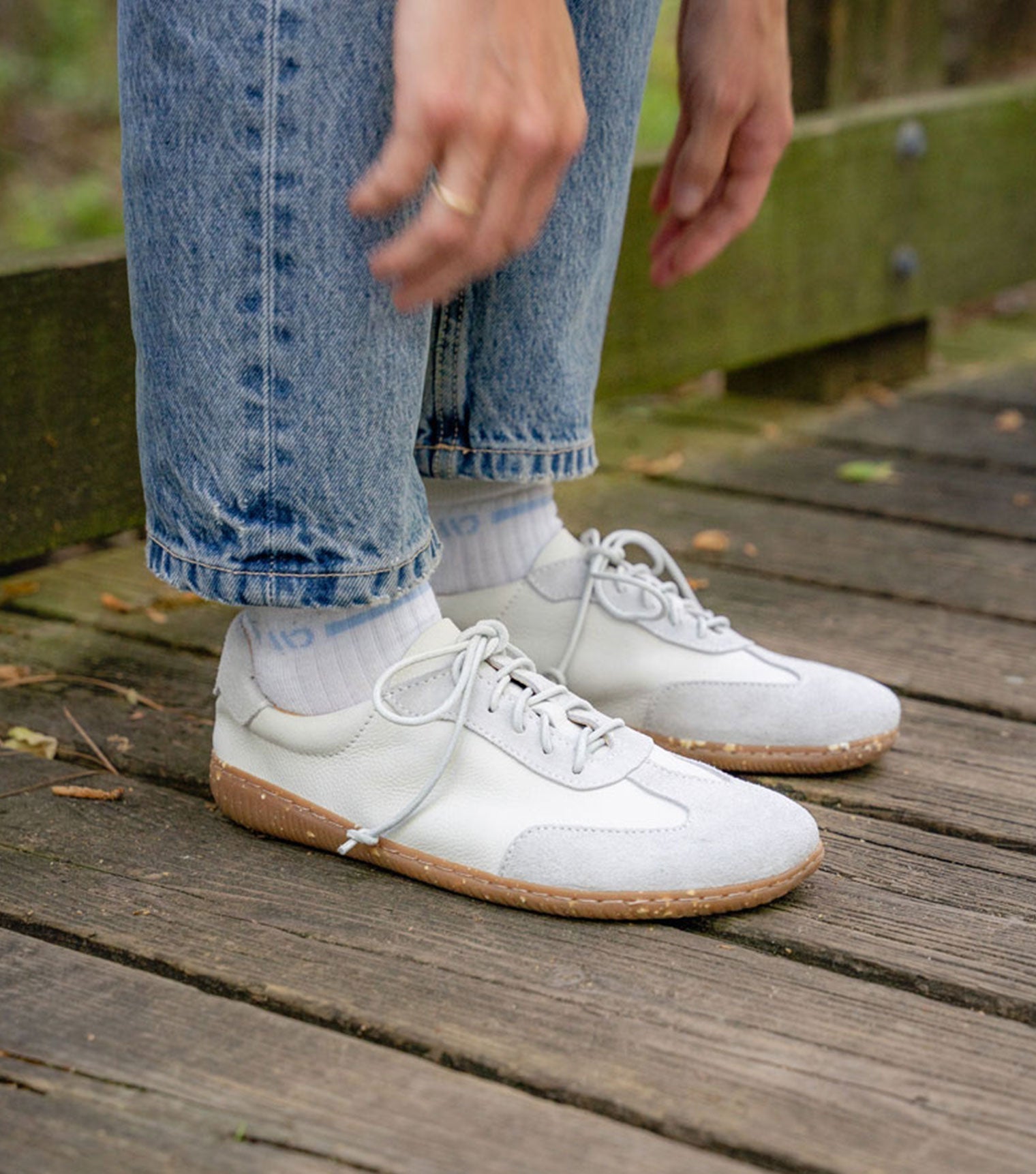 Sneaky Ninjas | Barefoot Retro Trainers White - Barefoot Shoe Store