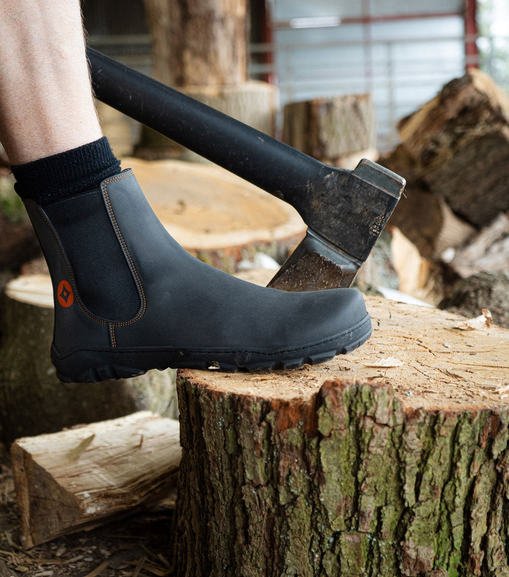 Sneaky Ninjas | Barefoot Safety Chelsea Boots in Black - Barefoot Shoe Store