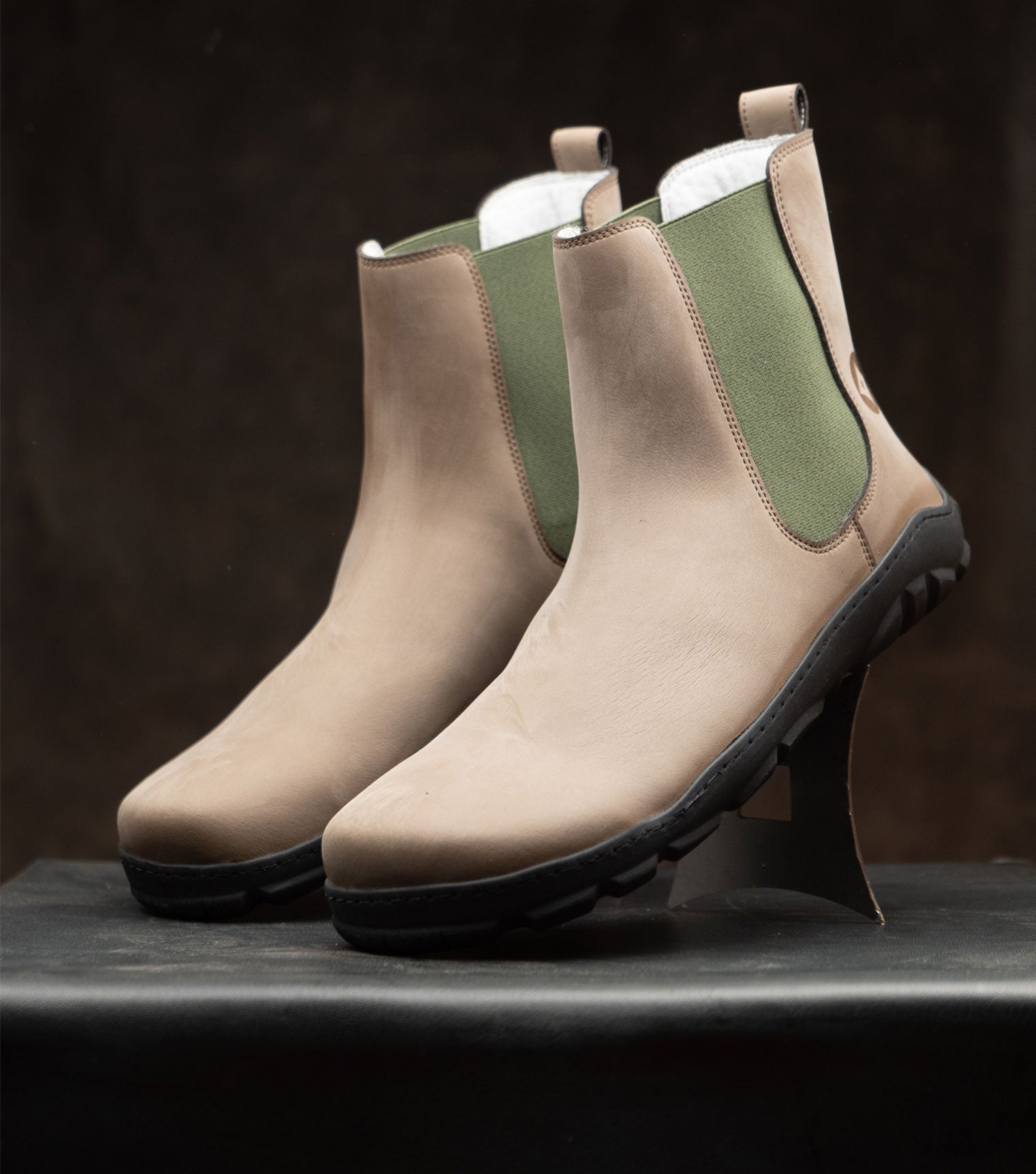 Sneaky Ninjas | Barefoot Safety Chelsea Boots in Light Brown - Barefoot Shoe Store