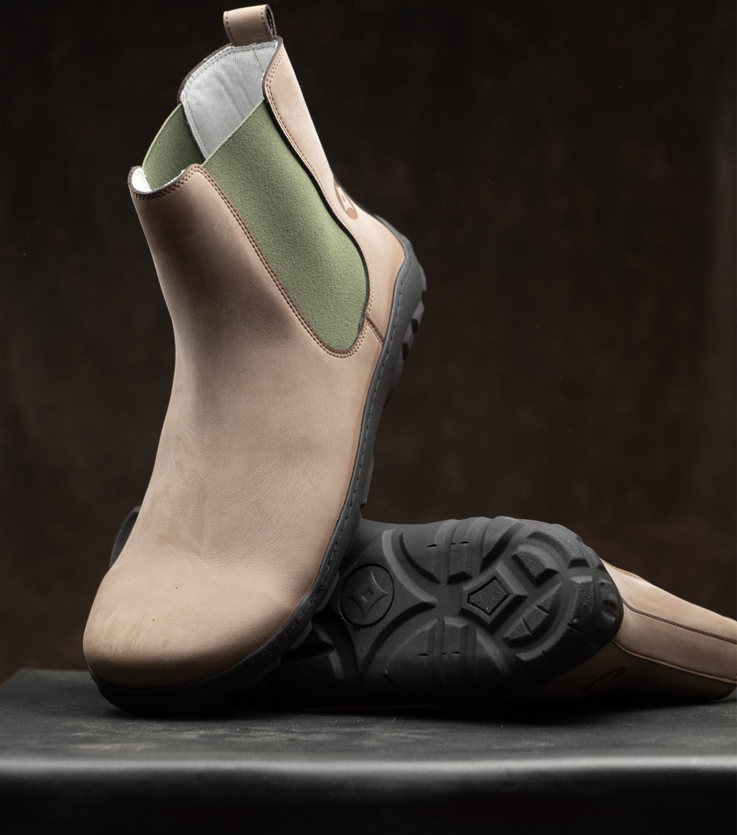 Sneaky Ninjas | Barefoot Safety Chelsea Boots in Light Brown - Barefoot Shoe Store