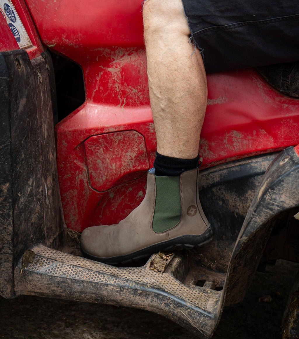 Sneaky Ninjas | Barefoot Safety Chelsea Boots in Light Brown - Barefoot Shoe Store