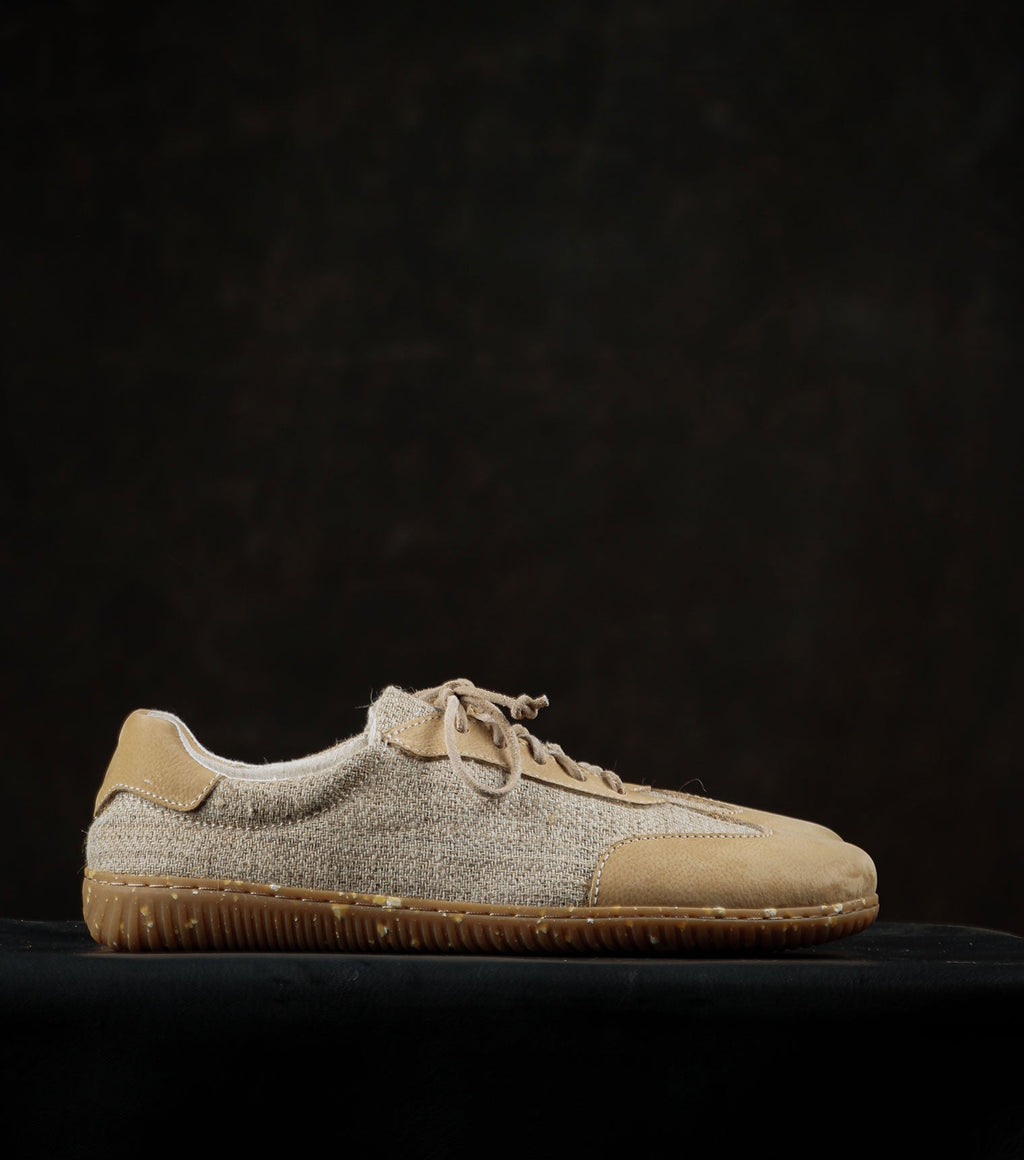 Sneaky Ninjas | Nettle and Suede Barefoot Retro Trainers - Barefoot Shoe Store