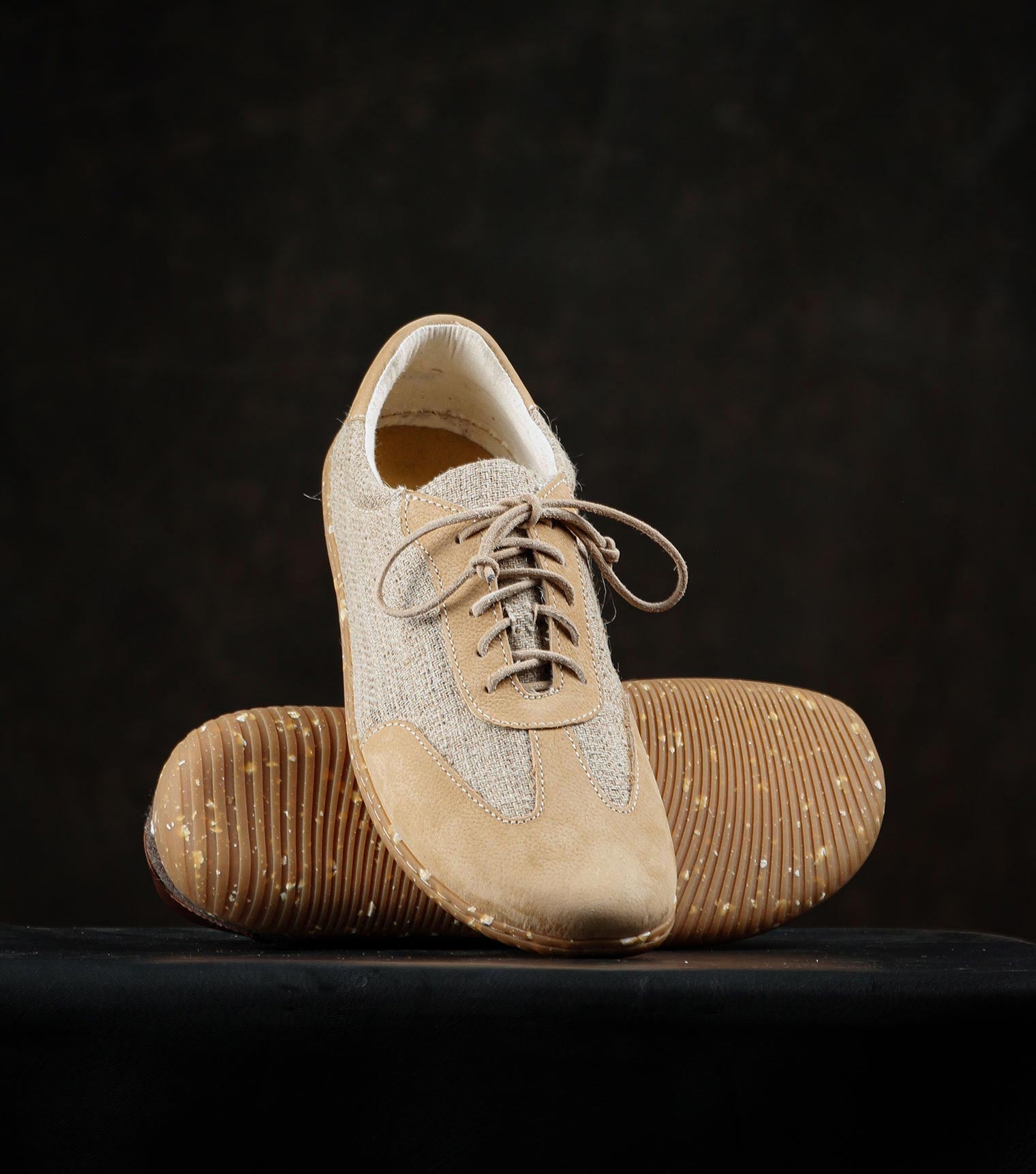 Sneaky Ninjas | Nettle and Suede Barefoot Retro Trainers - Barefoot Shoe Store