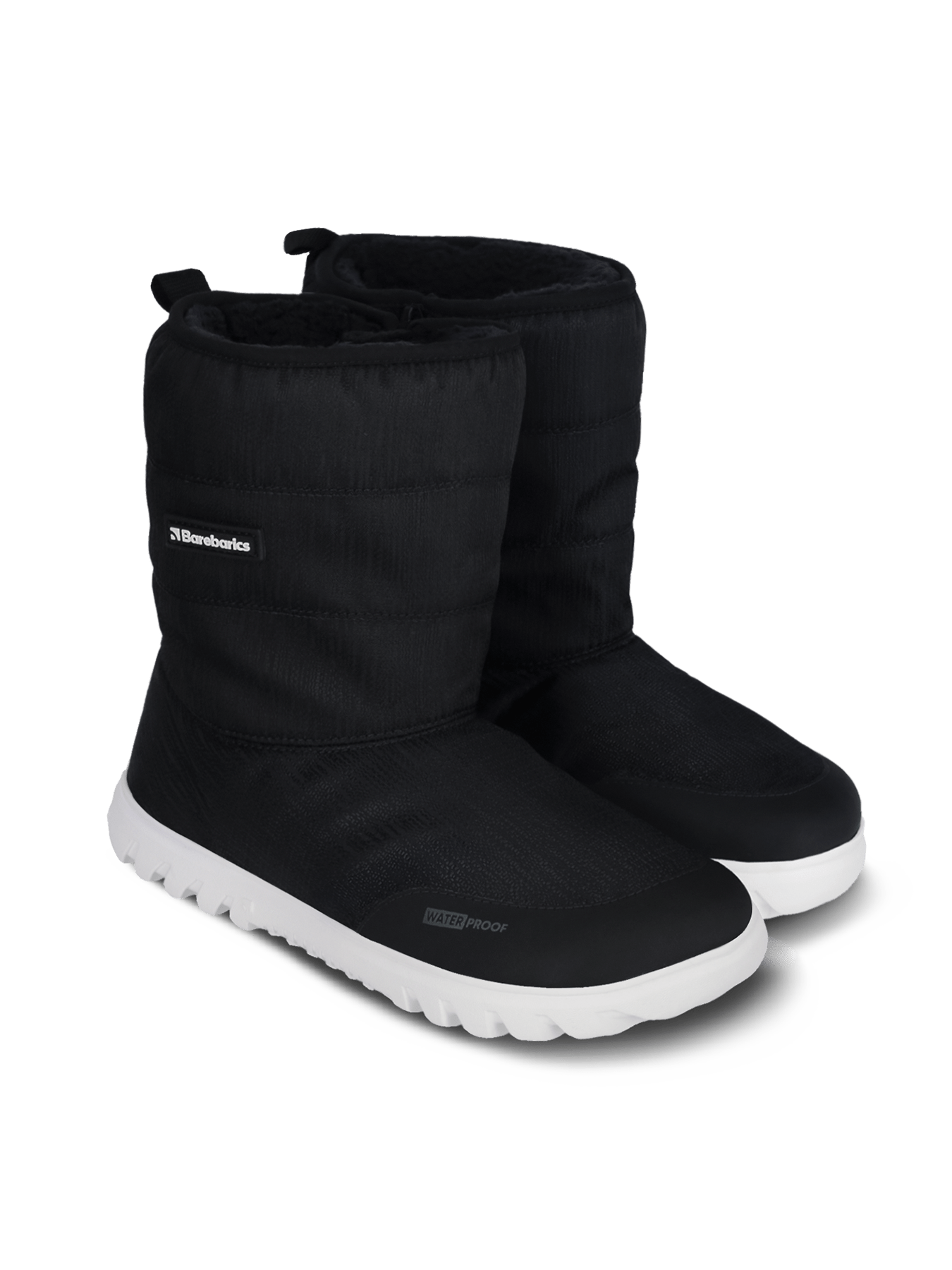 Winter Barefoot Boots Barebarics PolarStride - Black - Barefoot Shoe Store