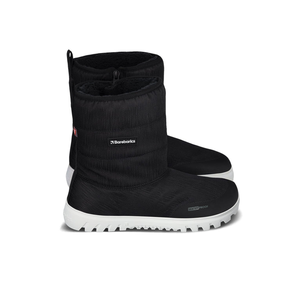 Winter Barefoot Boots Barebarics PolarStride - Black - Barefoot Shoe Store
