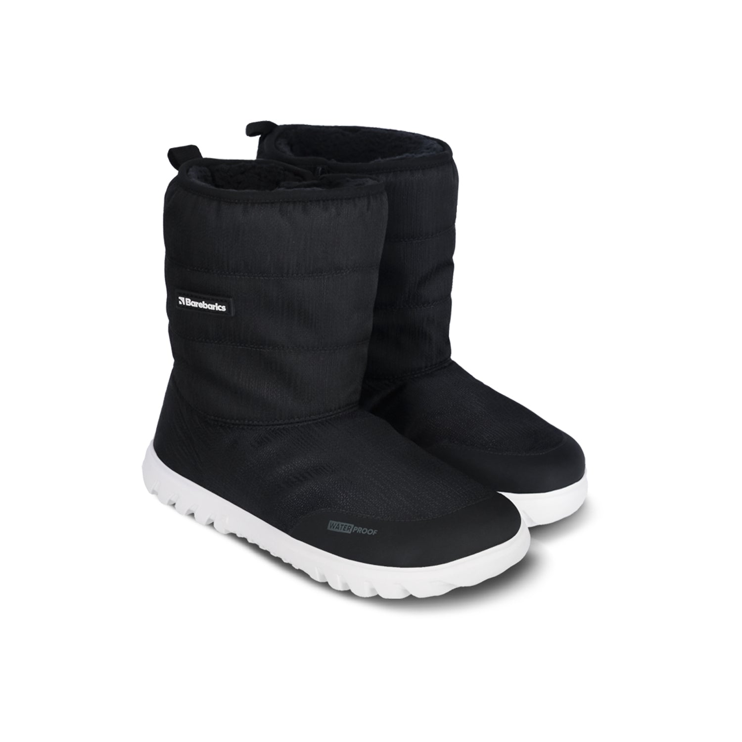 Winter Barefoot Boots Barebarics PolarStride - Black - Barefoot Shoe Store