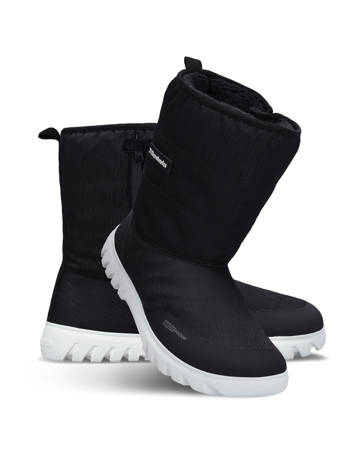 Winter Barefoot Boots Barebarics PolarStride - Black - Barefoot Shoe Store