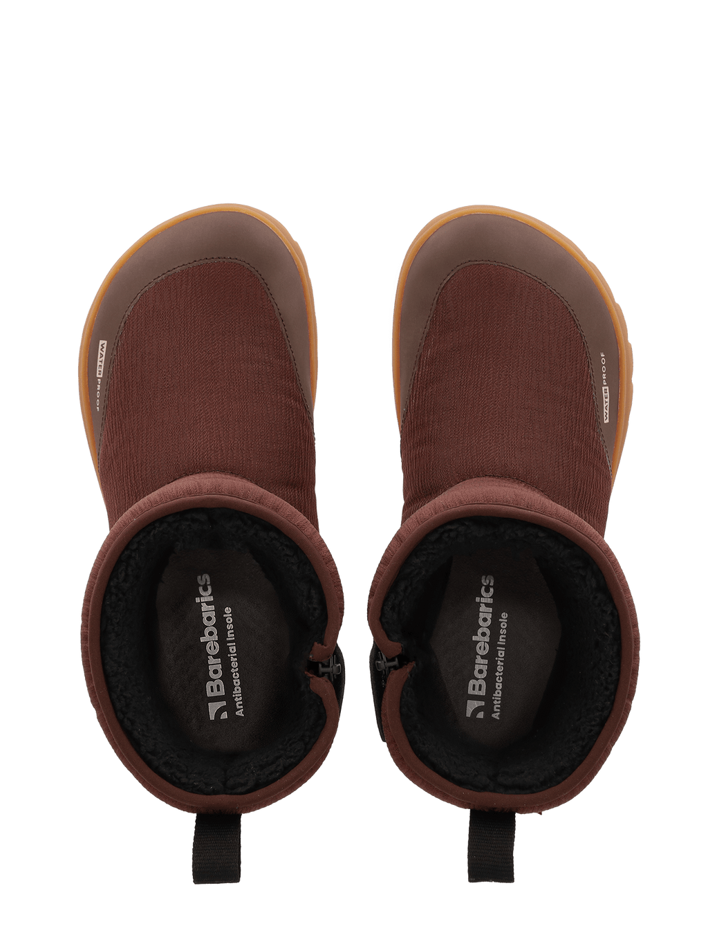 Winter Barefoot Boots Barebarics PolarStride - Copper Brown - Barefoot Shoe Store