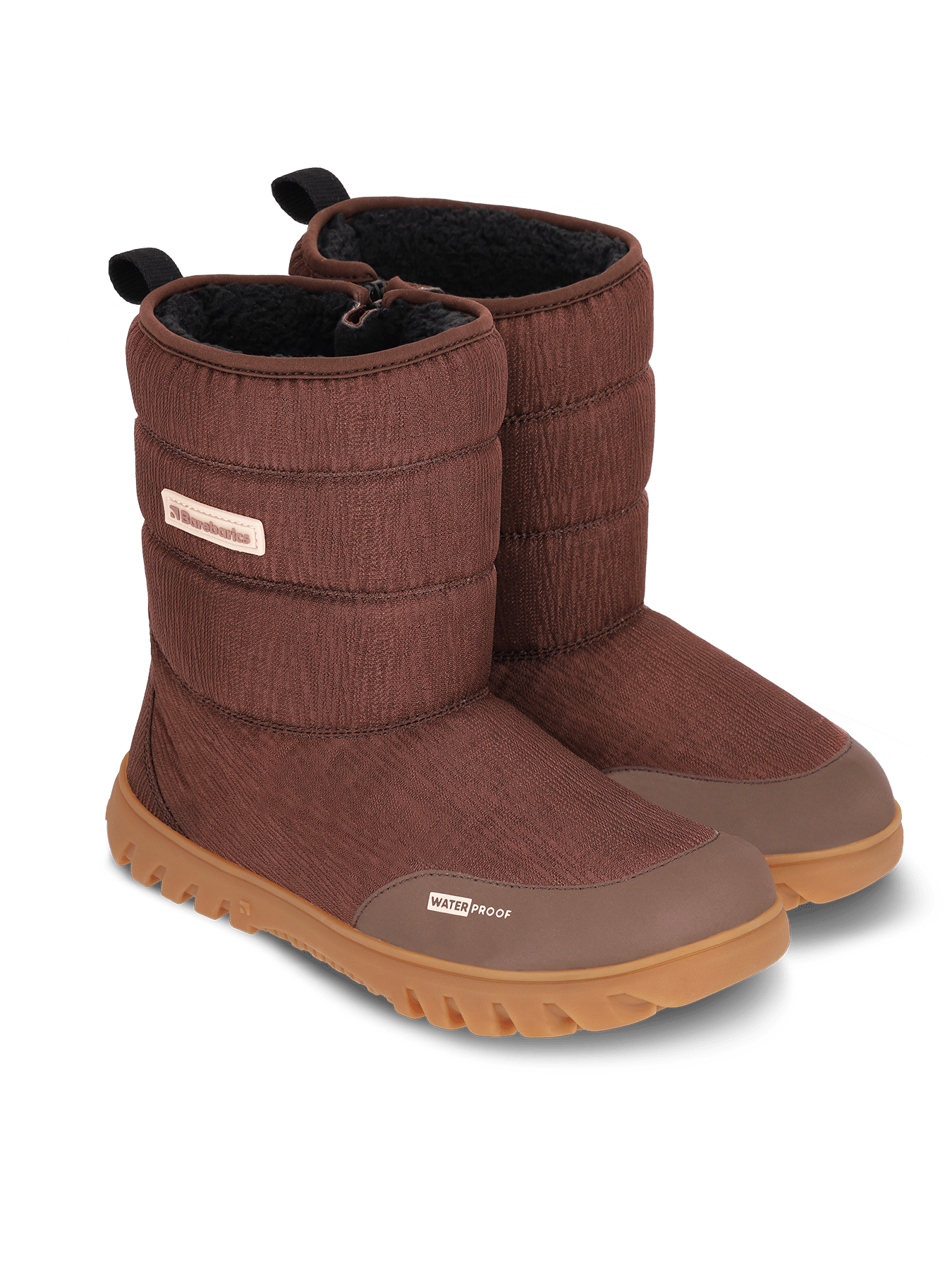 Winter Barefoot Boots Barebarics PolarStride - Copper Brown - Barefoot Shoe Store