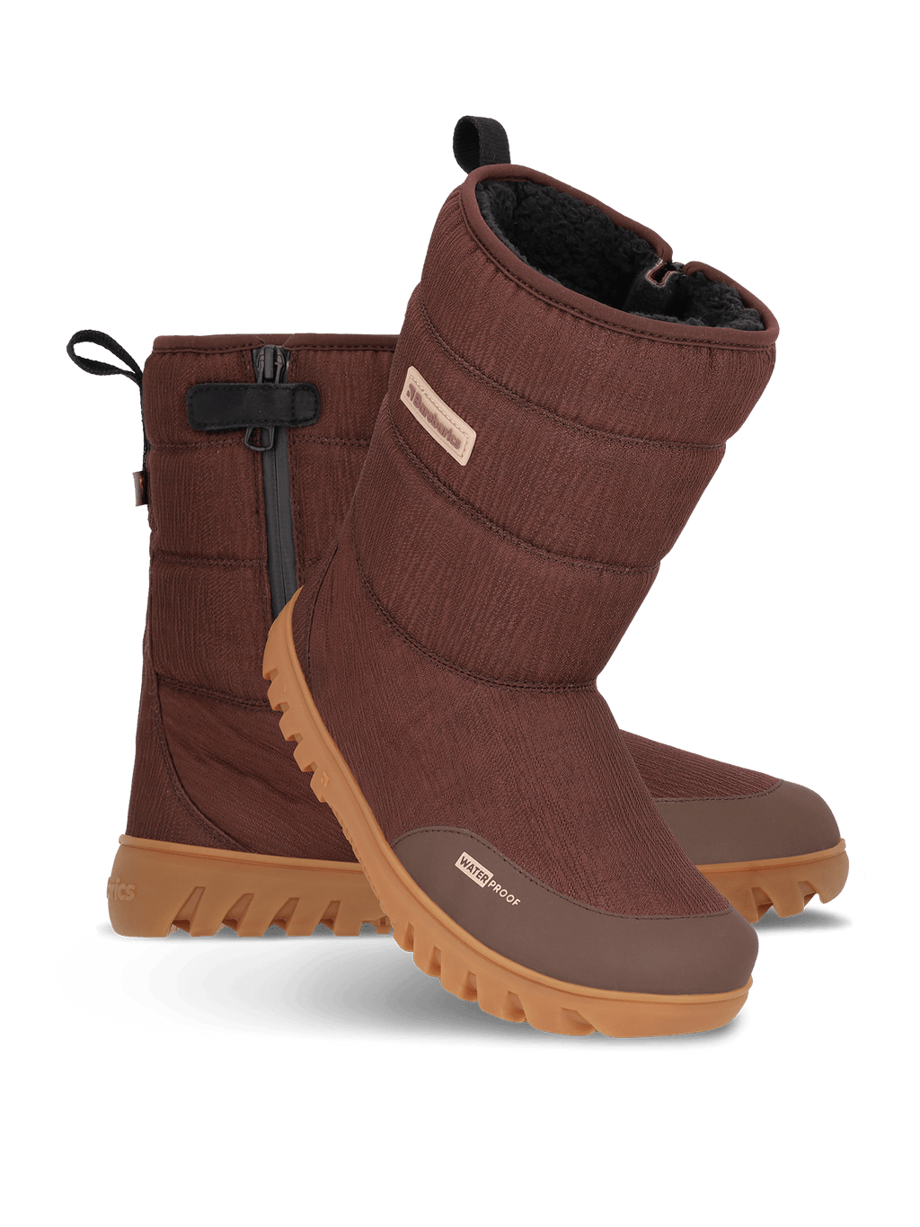 Winter Barefoot Boots Barebarics PolarStride - Copper Brown - Barefoot Shoe Store
