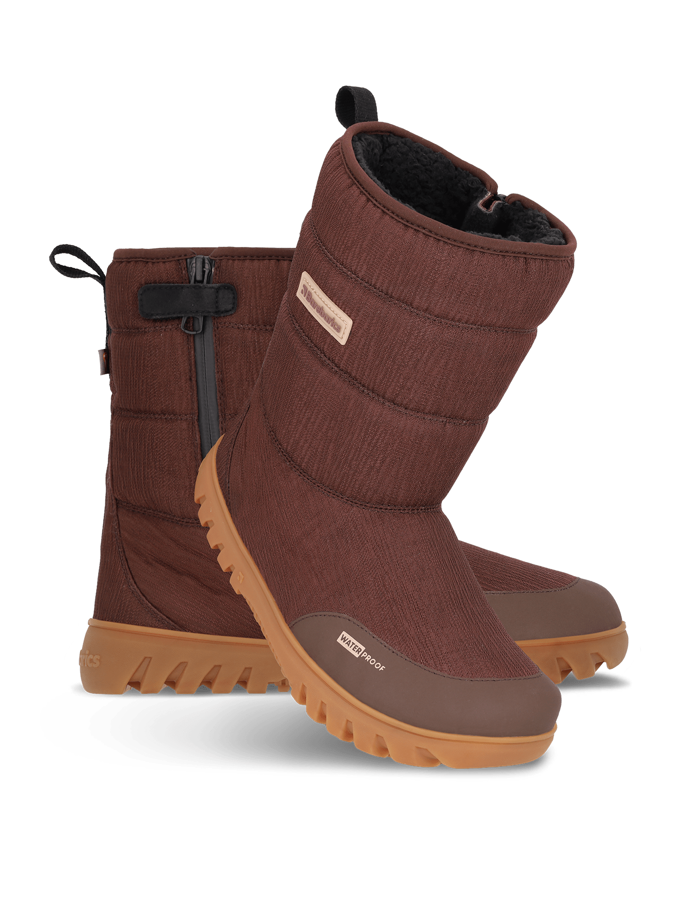 Winter Barefoot Boots Barebarics PolarStride - Copper Brown - Barefoot Shoe Store