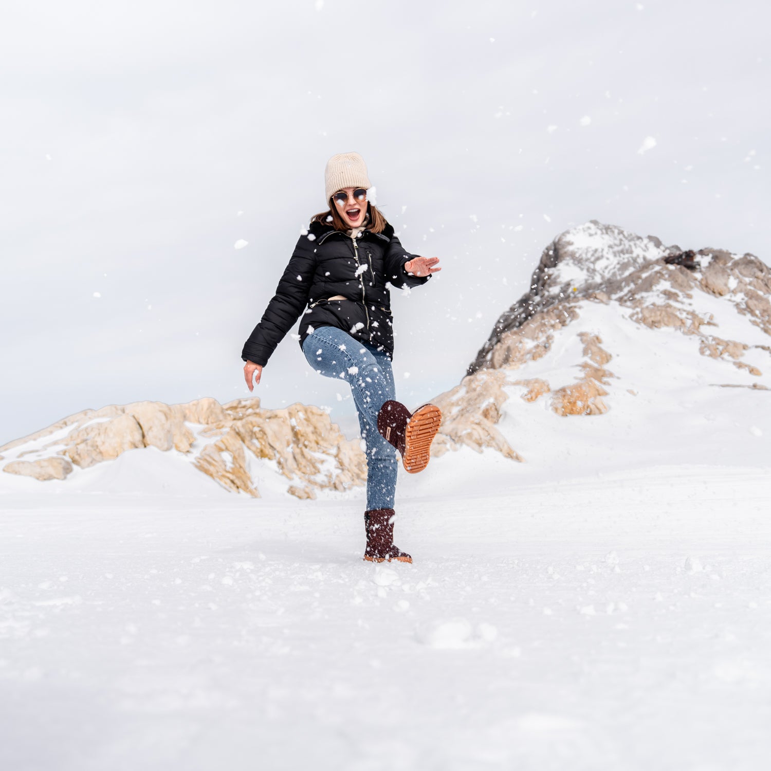 Winter Barefoot Boots Barebarics PolarStride - Copper Brown (SALE)