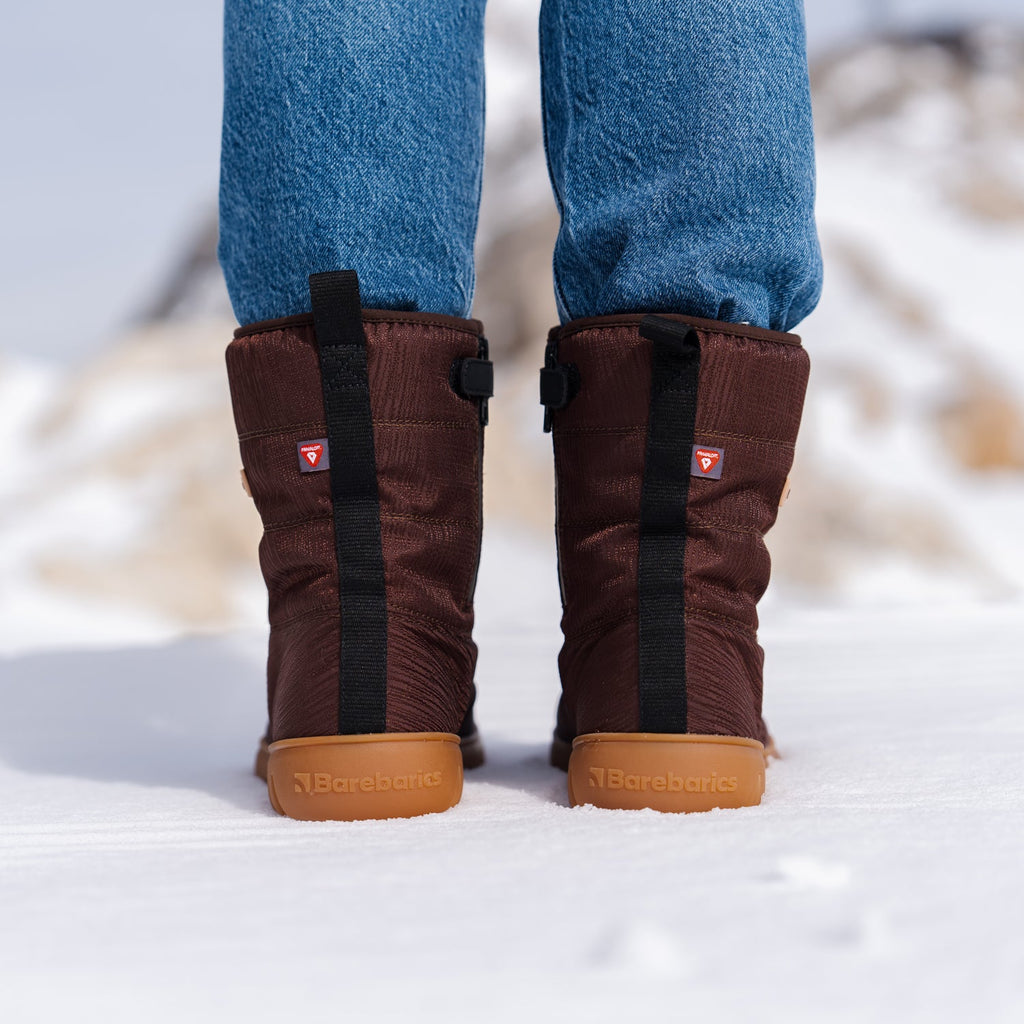Winter Barefoot Boots Barebarics PolarStride - Copper Brown (SALE)