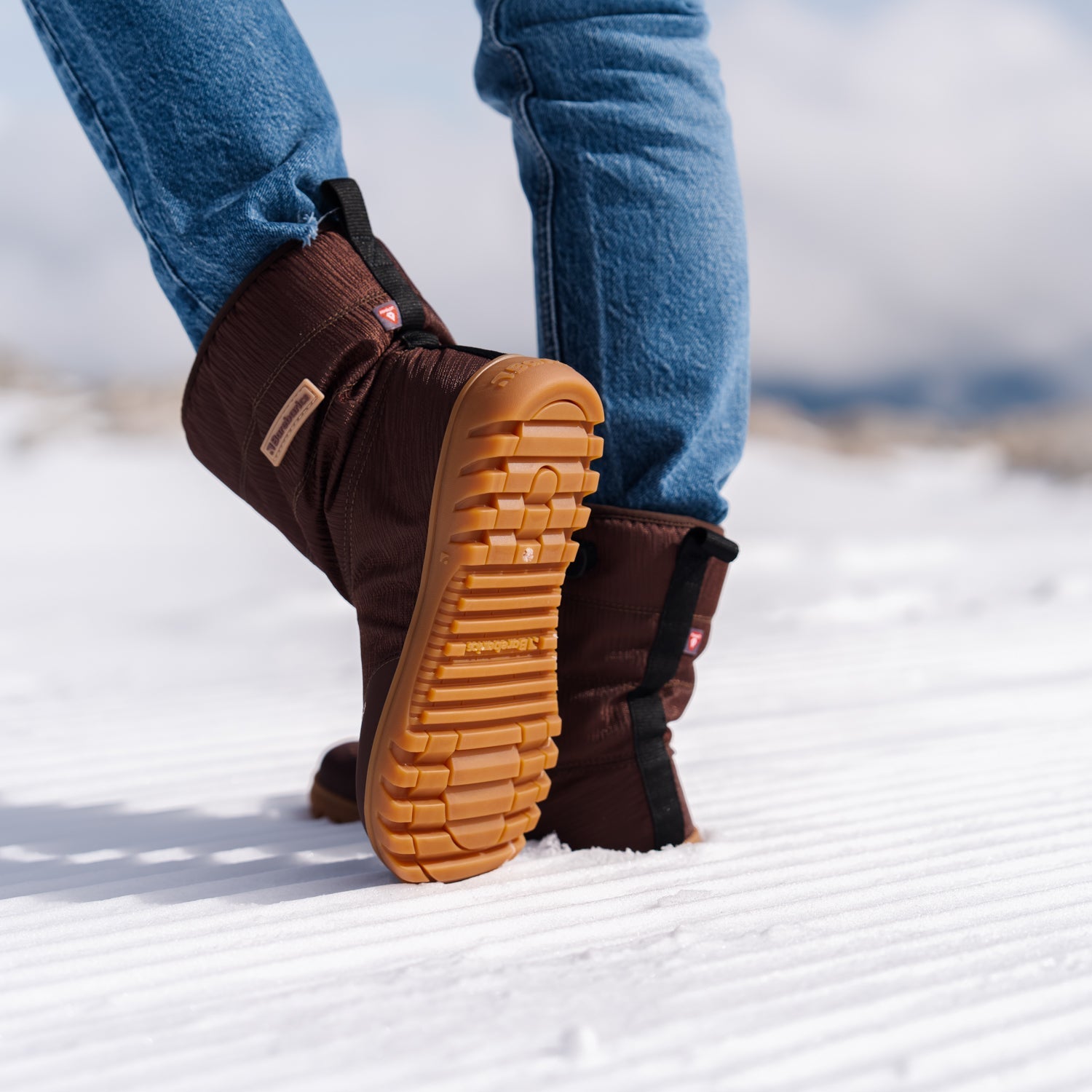 Winter Barefoot Boots Barebarics PolarStride - Copper Brown (SALE)