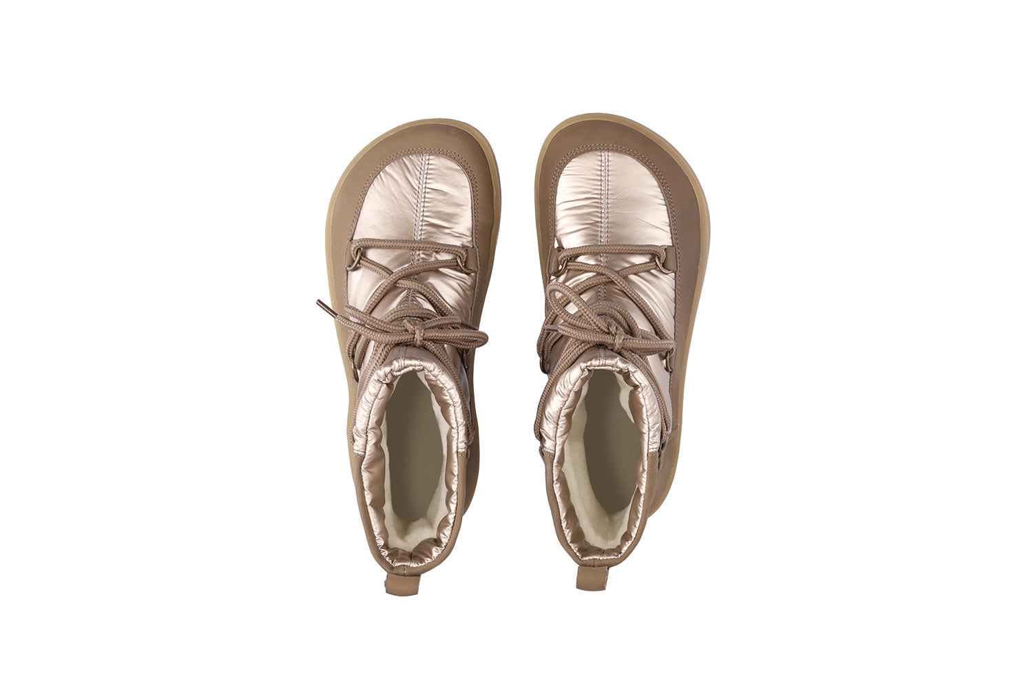 Winter Barefoot Boots Be Lenka Snowfox Woman - Champagne & Brown