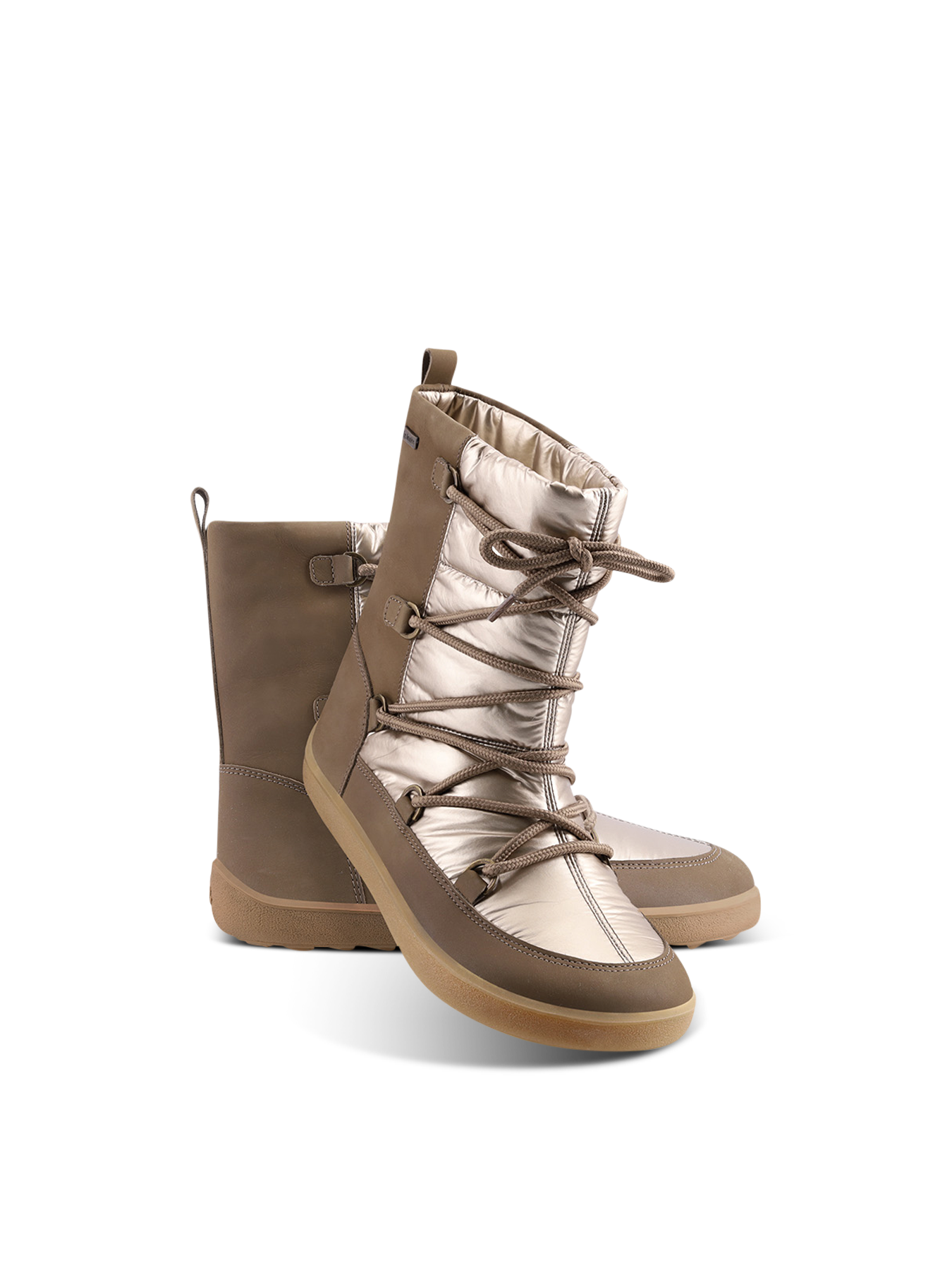Winter Barefoot Boots Be Lenka Snowfox Woman - Champagne & Brown