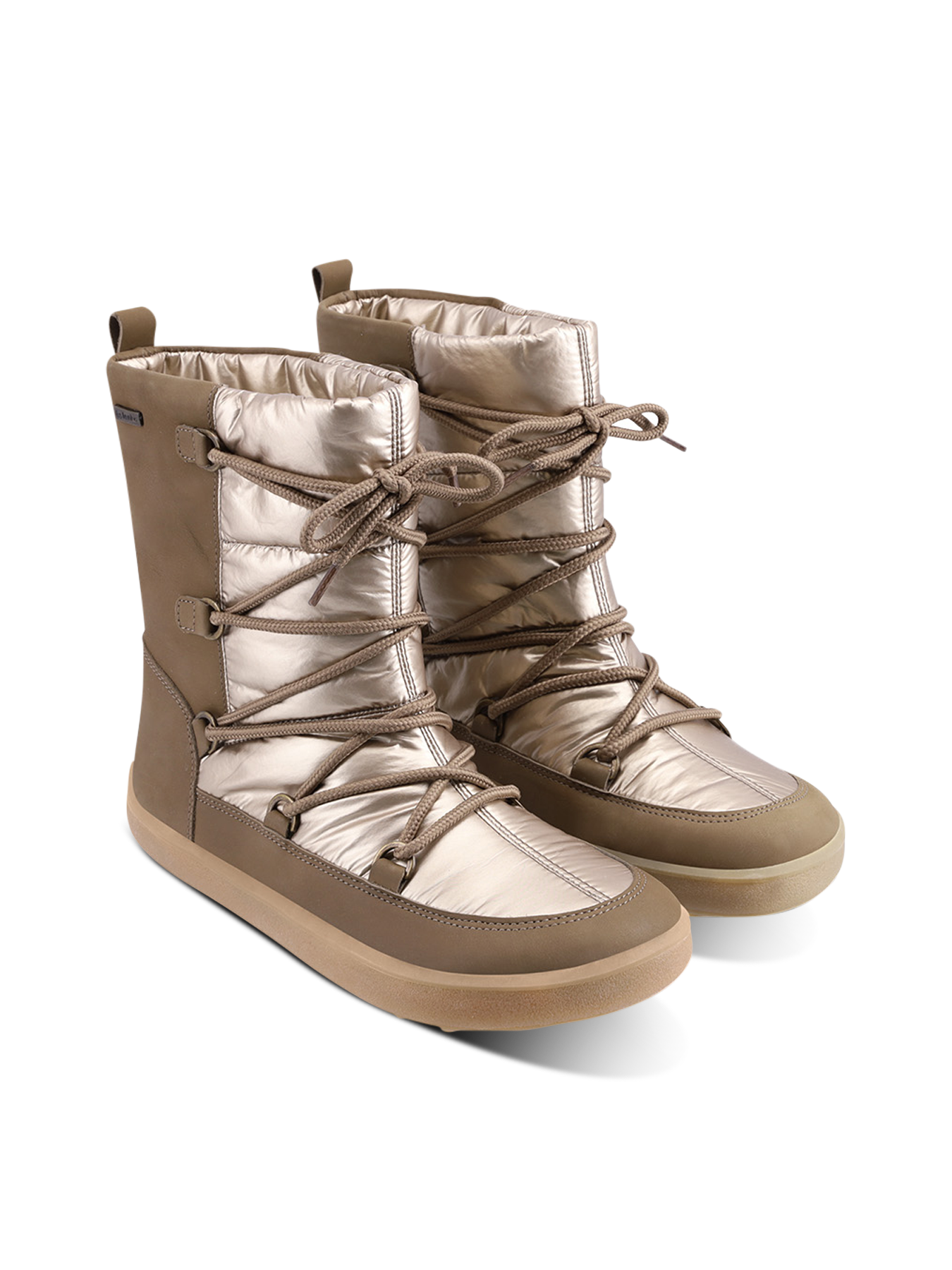 Winter Barefoot Boots Be Lenka Snowfox Woman - Champagne & Brown