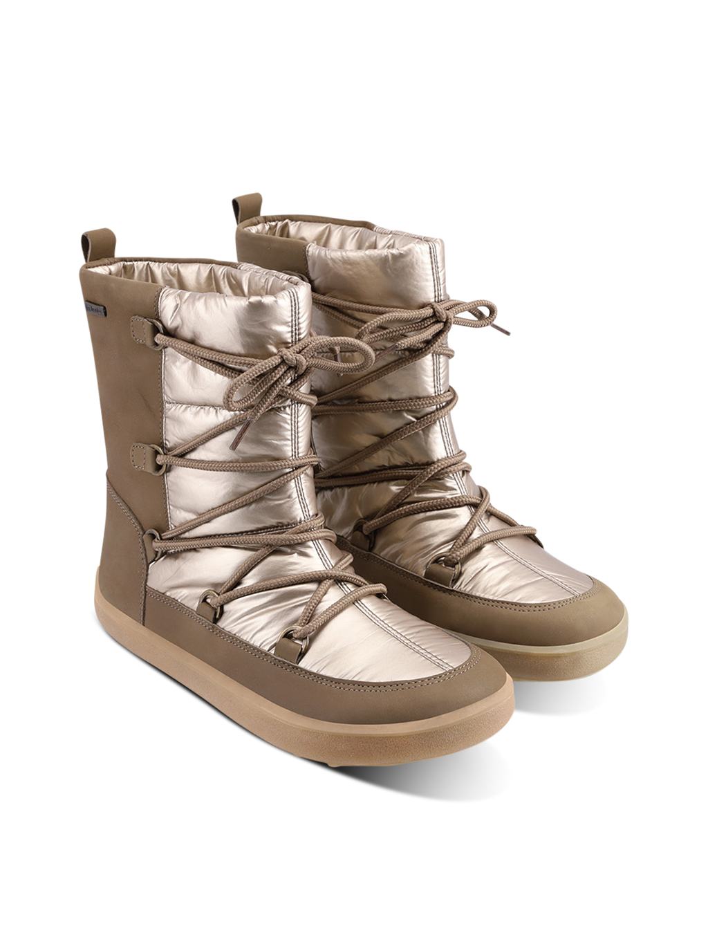 Winter Barefoot Boots Be Lenka Snowfox Woman - Champagne & Brown