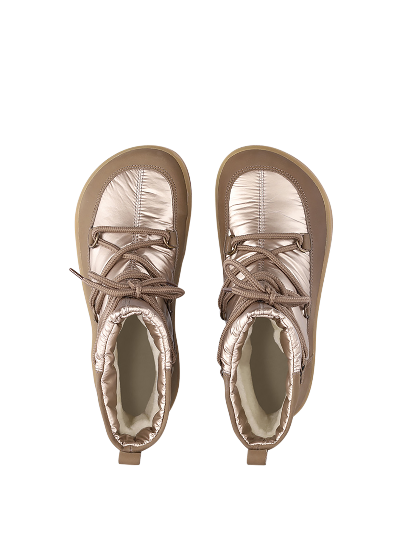 Winter Barefoot Boots Be Lenka Snowfox Woman - Champagne & Brown