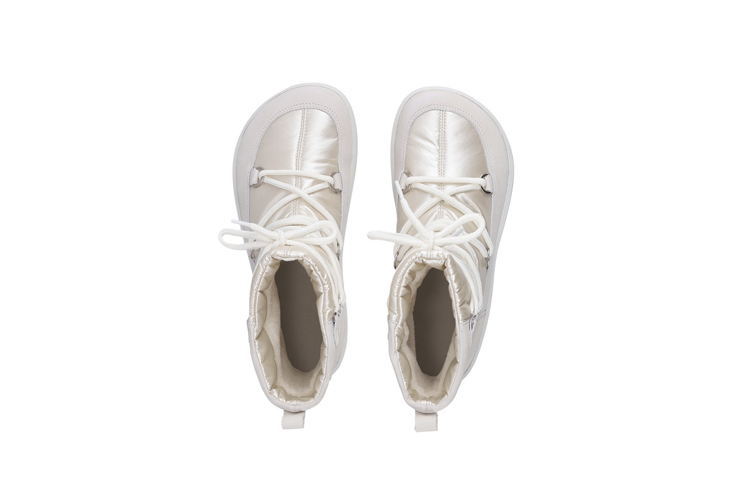 Winter Barefoot Boots Be Lenka Snowfox Woman - Pearl White